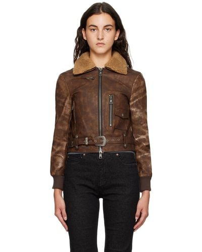 ANDERSSON BELL Austin Faux-leather Jacket - Black