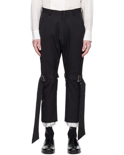 Sulvam Classic Bandage Pants - Black