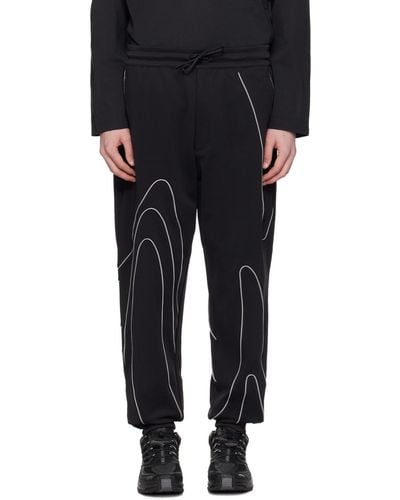 Y-3 Piped Track Pants - Black