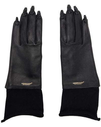 Undercover Fingernail Gloves - Black
