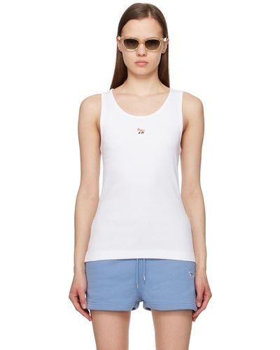 Maison Kitsuné Baby Fox Tank Top - White