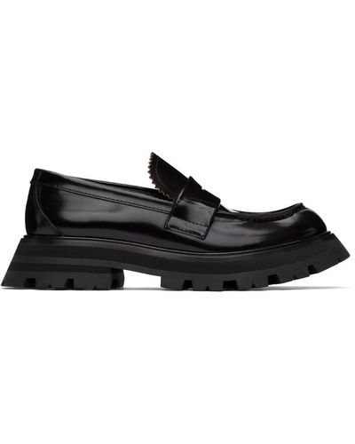 Alexander McQueen Black Wander Loafers