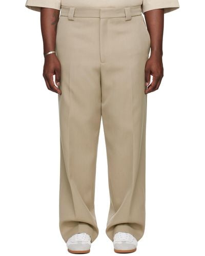 Fear Of God Beige Eternal Trousers - Natural
