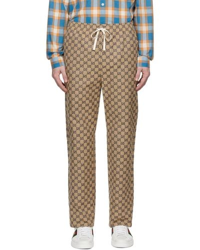 Gucci Canvas gg Pants - Multicolor