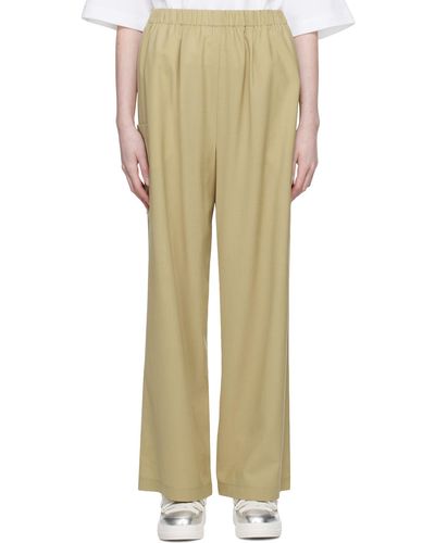 Moncler Beige Lightweight Lounge Trousers - Natural