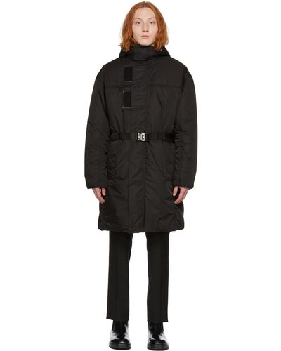 Givenchy 4g Buckle Hooded Parka - Black
