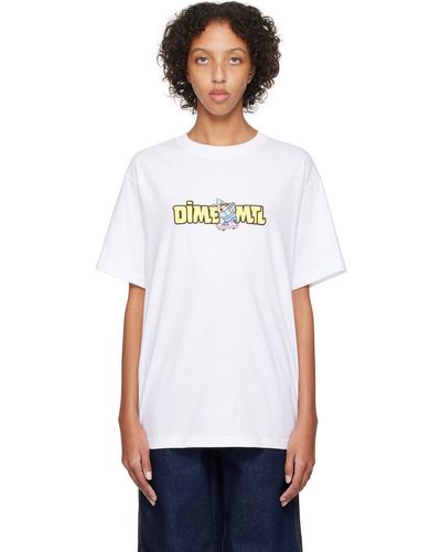 Dime Printed T-shirt in White | Lyst UK