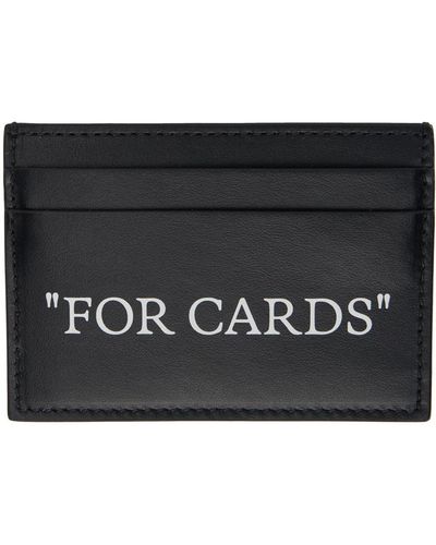 Off-White c/o Virgil Abloh Off- porte-cartes noir à logo