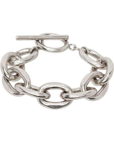 Isabel Marant Silver Cable Chain Bracelet - Metallic