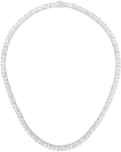 Hatton Labs Pear Tennis Chain Necklace - White
