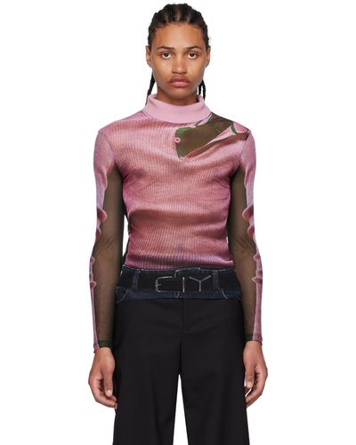 Y. Project Jean Paul Gaultier Edition Turtleneck - Red