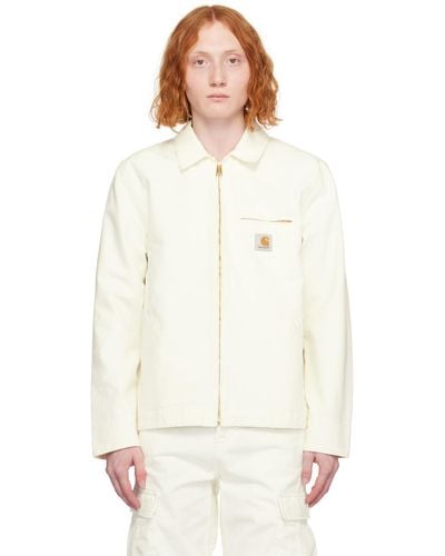 Carhartt White Detroit Jacket