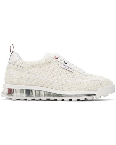 Thom Browne Off-white Tech Runner Trainers - Black