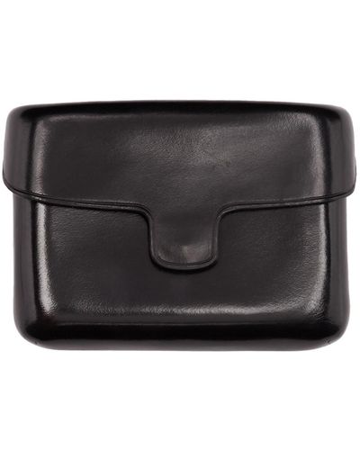 Lemaire Black Leather Card Case