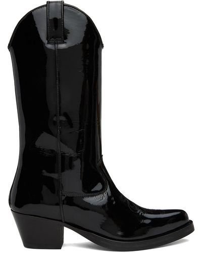 Ernest W. Baker Western Boots - Black