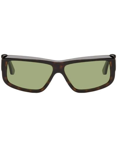 Marni Brown Annapuma Circuit Sunglasses - Green