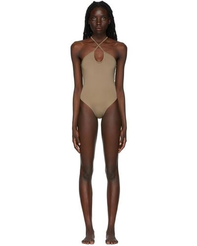 Ami Paris Ami De Cœur One-piece Swimsuit - Black