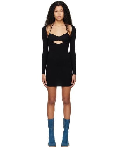 Wynn Hamlyn Ssense Exclusive Minidress Set - Black
