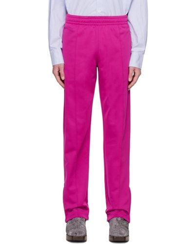 Acne Studios Patch Lounge Trousers - Pink