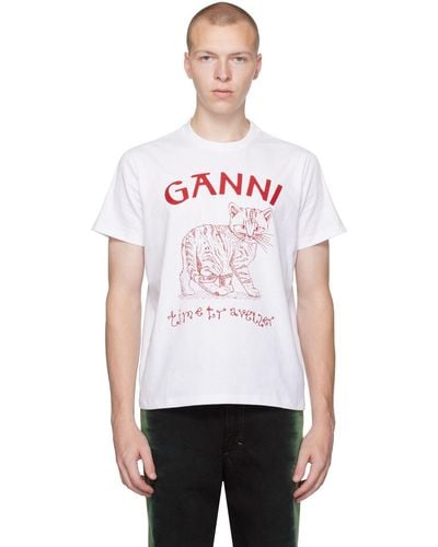 Ganni White Future T-shirt