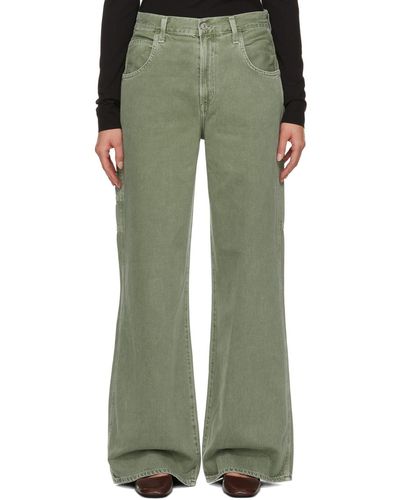 Agolde Green Magda Jeans