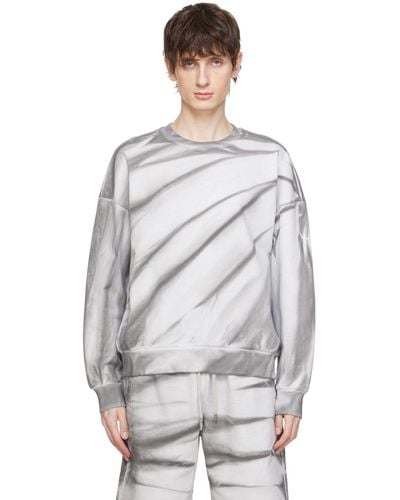 Feng Chen Wang Tie-dye Sweatshirt - Grey