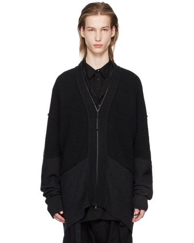 The Viridi-anne Zip Cardigan - Black