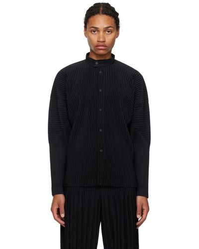 Homme Plissé Issey Miyake Homme Plissé Issey Miyake Black Monthly Colour October Shirt