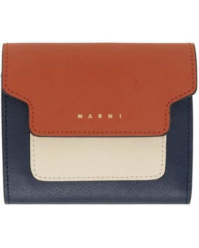 Marni Multicolour Saffiano Leather Wallet