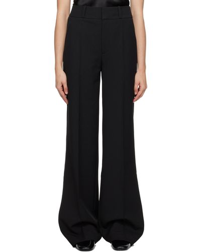 FRAME Relaxed Trousers - Black