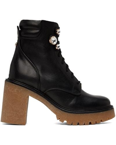 Sophia Webster Black Zadie Ankle Boot