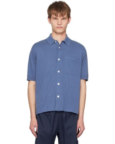 Norse Projects Blue Rollo Shirt