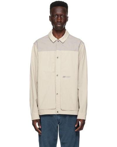PS by Paul Smith Beige Contrast Shirt - Black