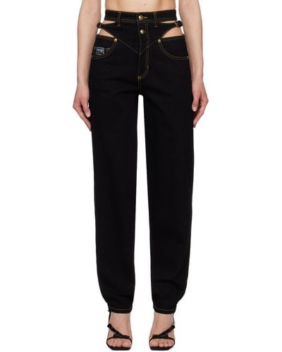 Versace Cutout Jeans - Black