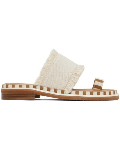 See By Chloé Off-white Allyson Sandals - Black