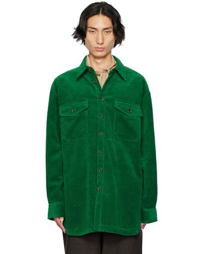 Uma Wang Green Tavis Shirt