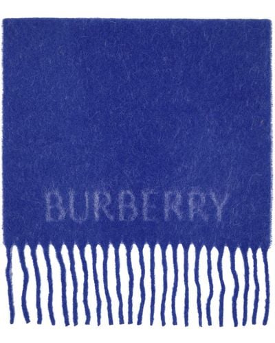 Burberry ブルー Ekd マフラー