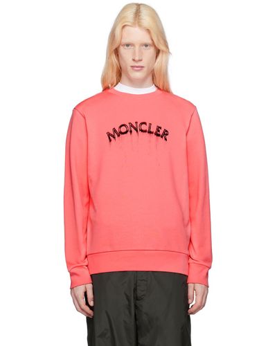 Moncler Pink Printed Sweatshirt