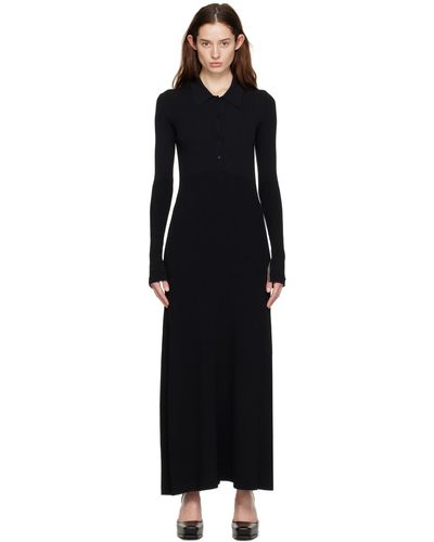 Maria McManus Collar Midi Dress - Black