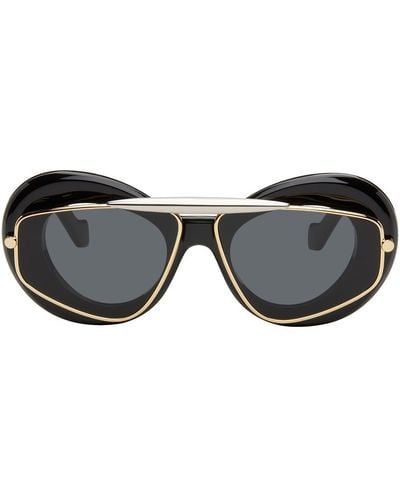 Loewe Black Wing Double Frame Sunglasses