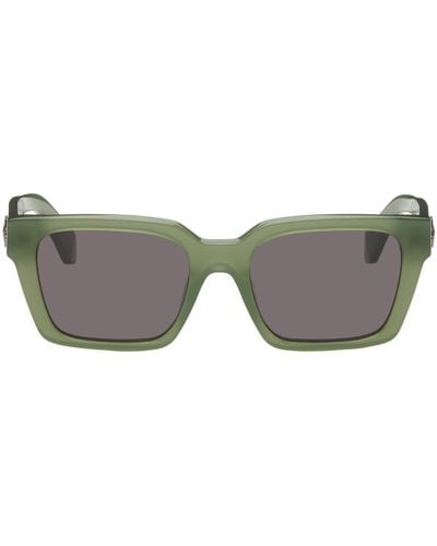 Off-White c/o Virgil Abloh Green Branson Sunglasses - Multicolour