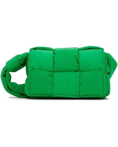 Bottega Veneta Mini sac à bandoulière cassette vert