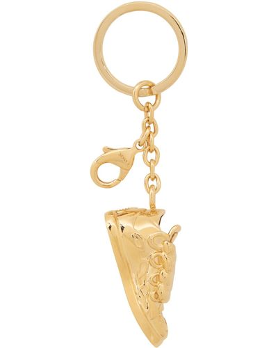 Lanvin Porte-clés de basket curb emblématique doré - Multicolore