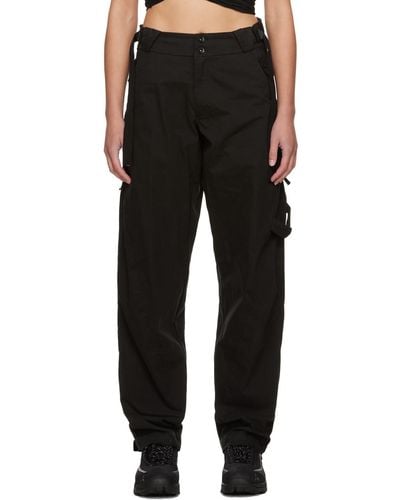 Hyein Seo Vented Trousers - Black