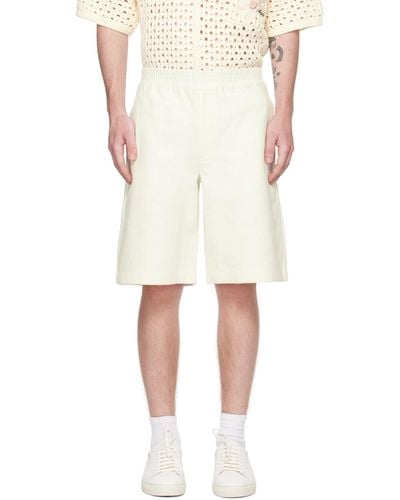 Axel Arigato Off-white Vapor Shorts - Natural