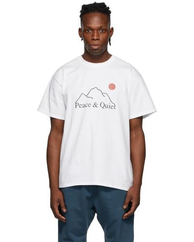 Museum of Peace & Quiet Museum of peacequiet t-shirt 'l'horizon' blanc