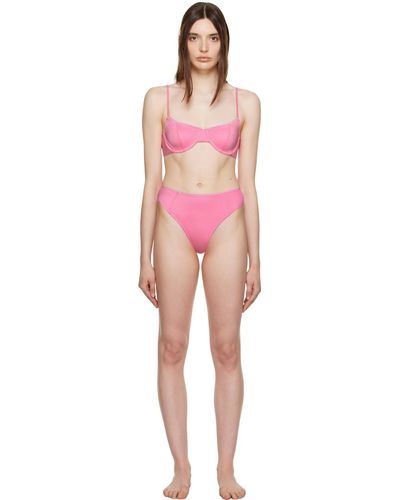 Frankie's Bikinis Bikini pamjenna rose exclusif à ssense - Noir