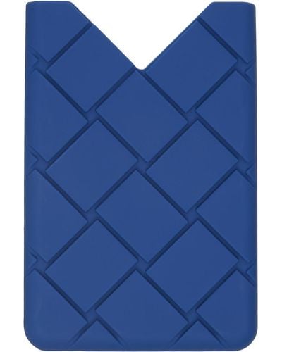Bottega Veneta Intrecciato Card Case - Blue
