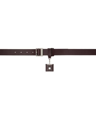 WOOYOUNGMI Plaque Belt - Black