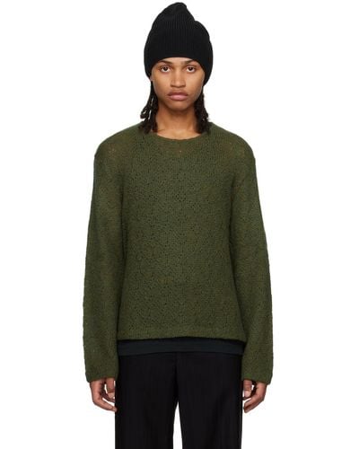 Our Legacy Green Double Lock Jumper